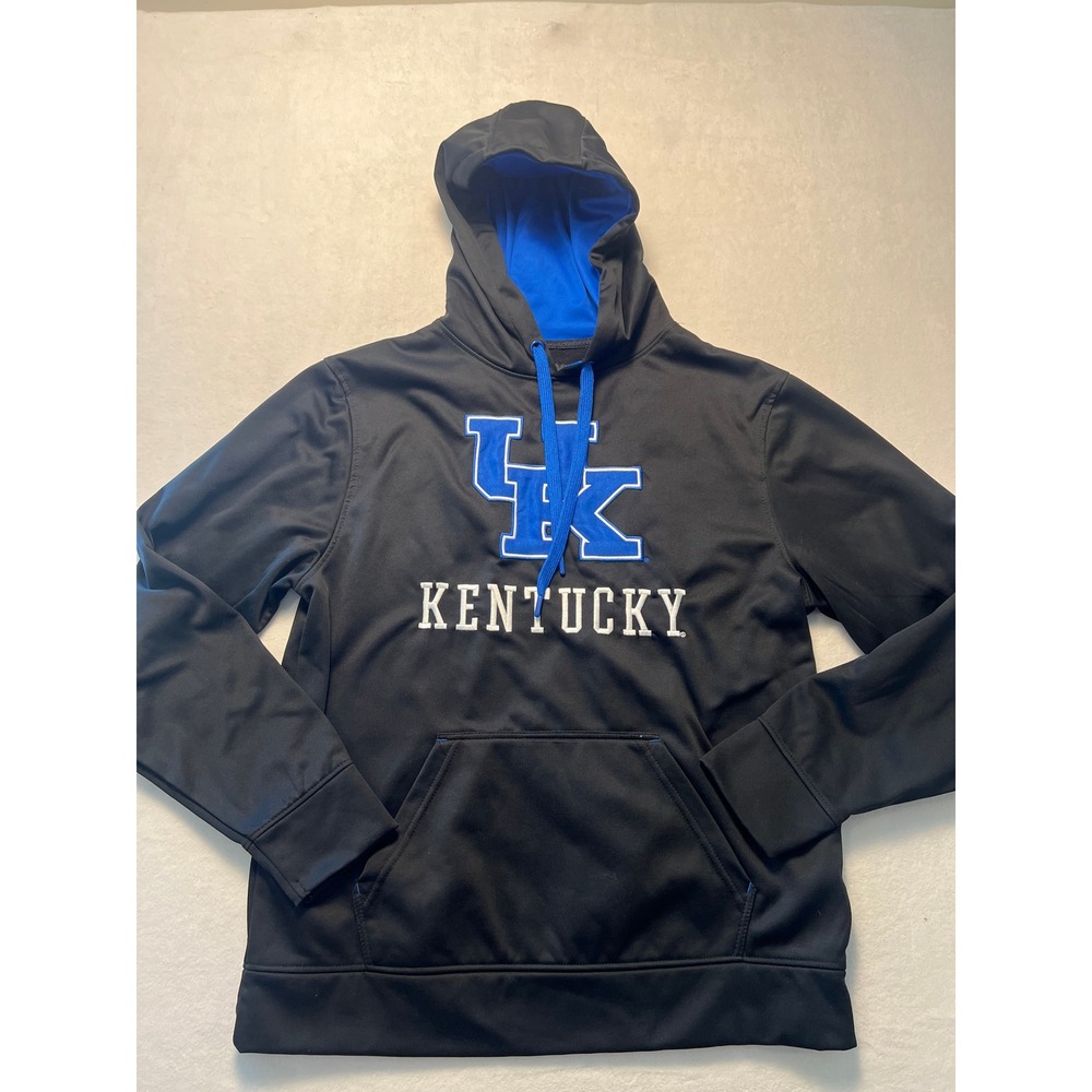 Top of the World Mens M Hoodie Kentucky Wildcats Gameday Black Blue Sweatshirt